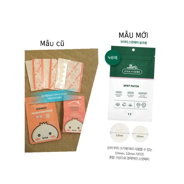 MIẾNG DÁN NGỪA VÀ CHE MỤN MỦ-VẾT THƯƠNG LASER 1 PATCH 48 MIẾNG