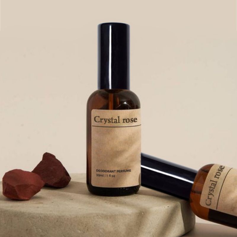 DEODORANT PERFUME CRYSTAL ROSE