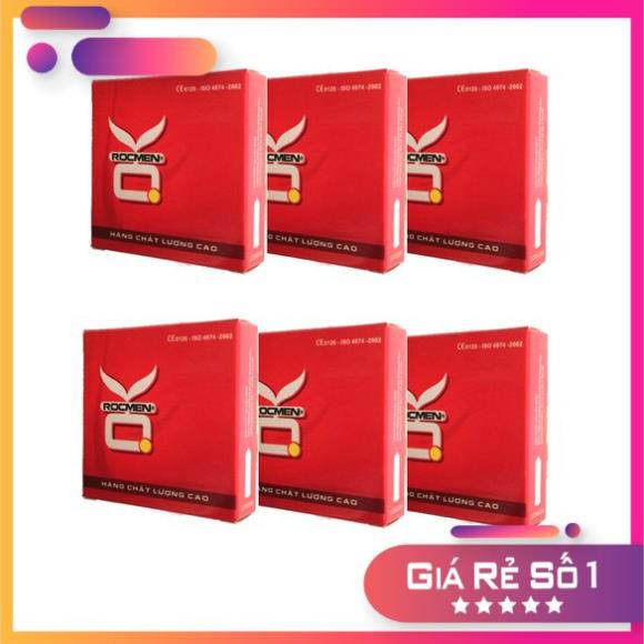 [Combo] 6 hộp bao cao su 3 chiếc chính hãng chất lượng cao Ok Rocmen BCSOK003