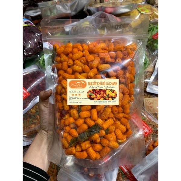 Nui sấy khô bò lá chanh