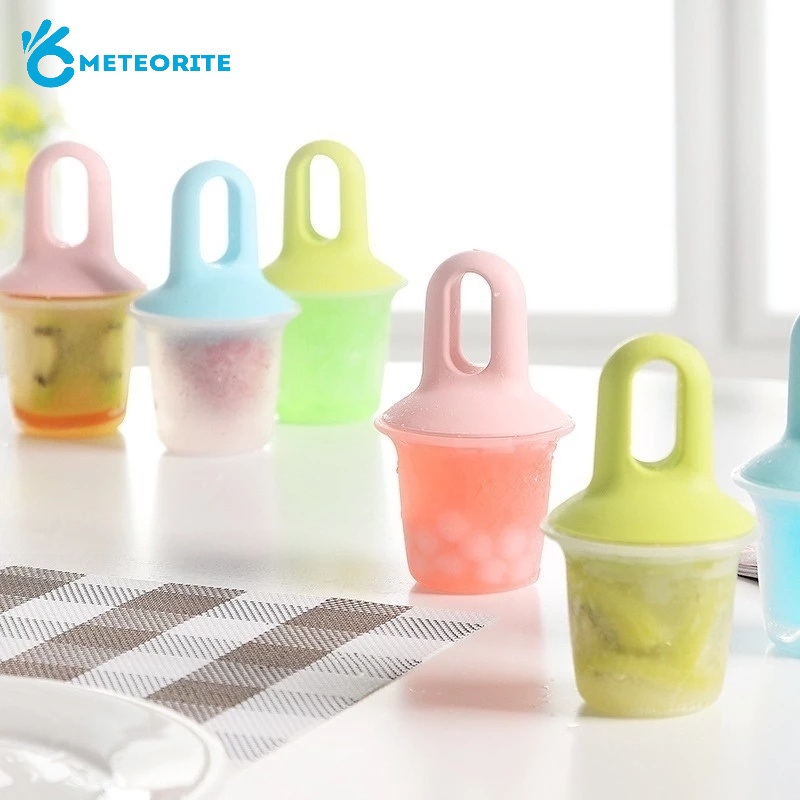 Khuôn Silicone Làm Kem/Đá Viên DIY Có Thể Tái Sử Dụng