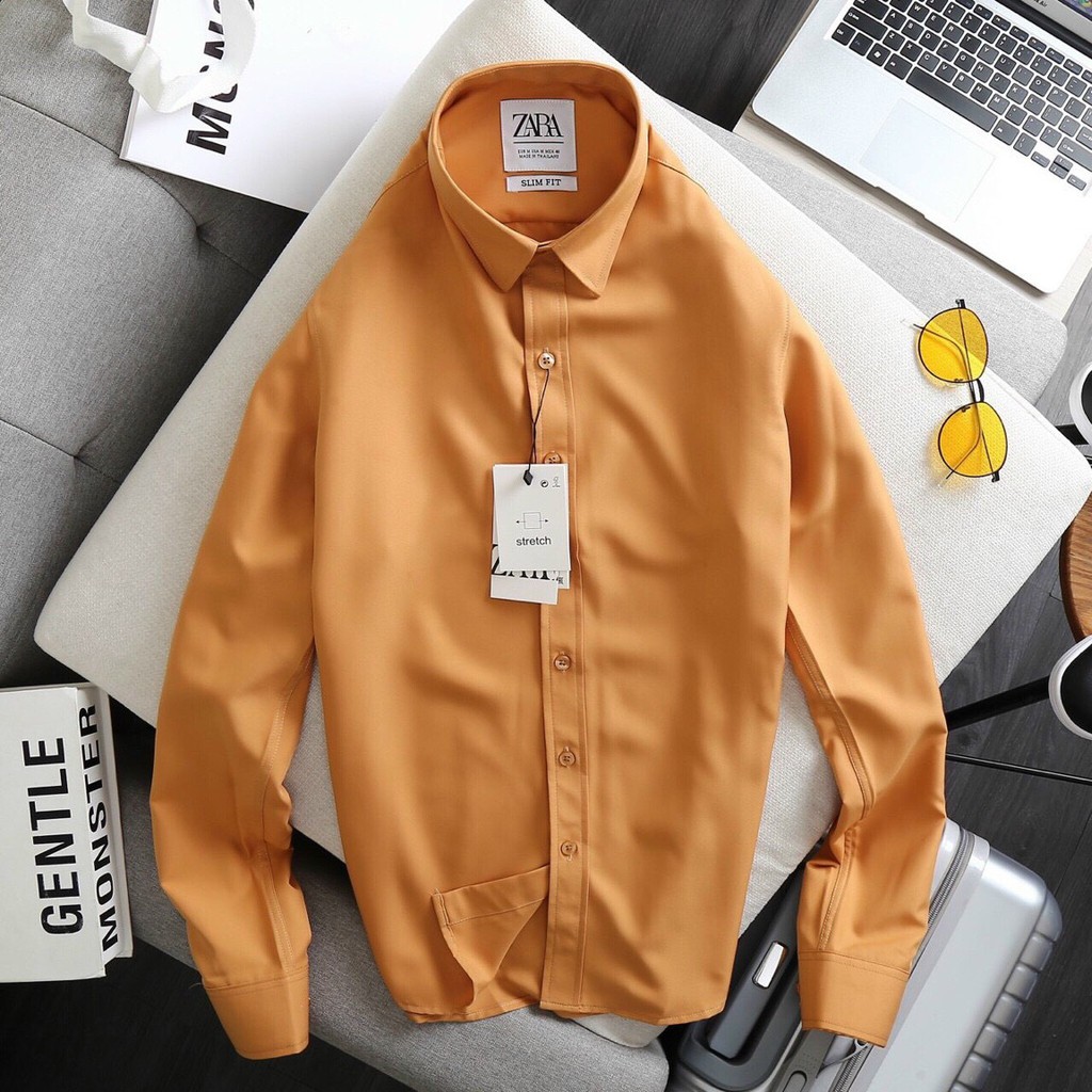 Áo sơ mi nam GẤU 194 Màu Mới vải lụa mềm, thoáng mát, ít nhăn - form regular fit | BigBuy360 - bigbuy360.vn