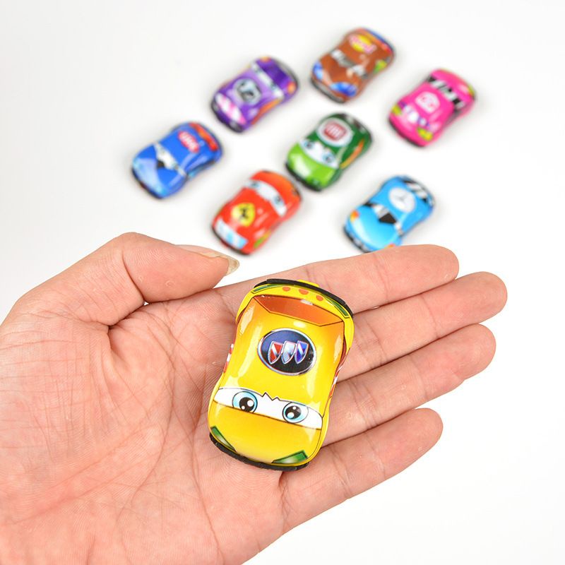 SET 3-6 ÔTÔ MÁY BAY MINI CHẠY CÓT HOẠT HÌNH ĐÁNG YÊU