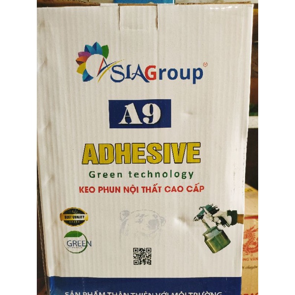 Keo phun đa năng ASIA ADHESIVE, keo  phun nội thất cao cấp A9