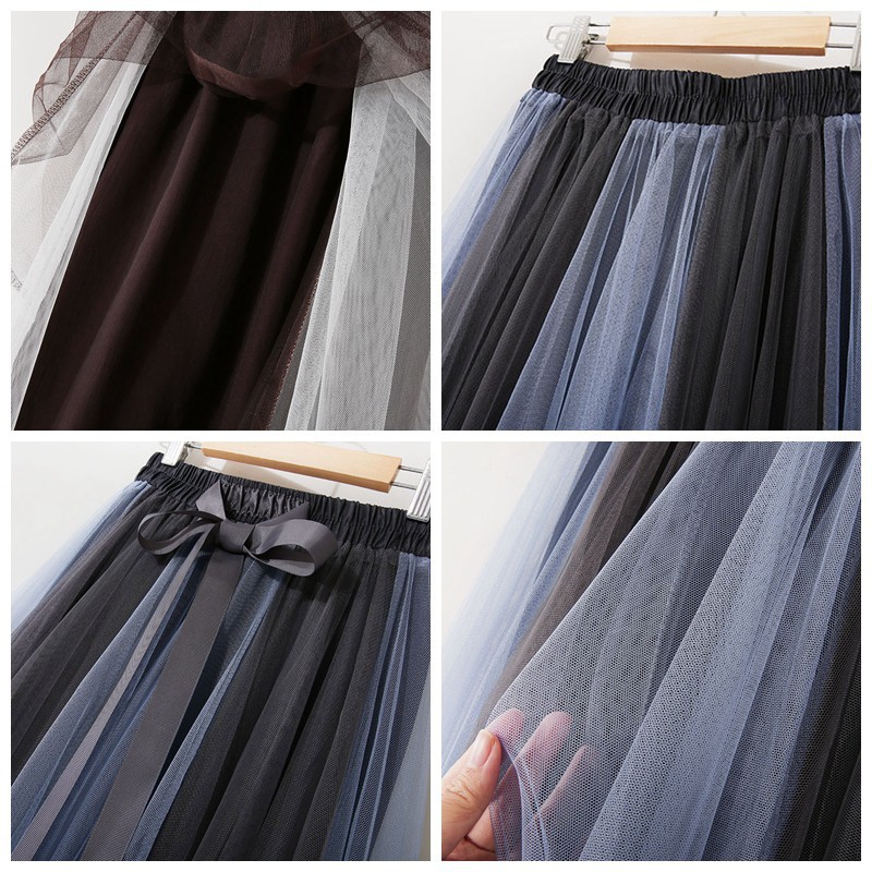 Chân váy xòe tutu phối lưới nhiều màu | BigBuy360 - bigbuy360.vn