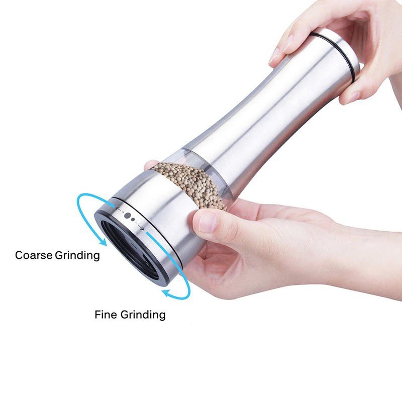Máy xay tiêu, xay gia vị cầm tay bằng thép không gỉ Aturos ZX-S19
