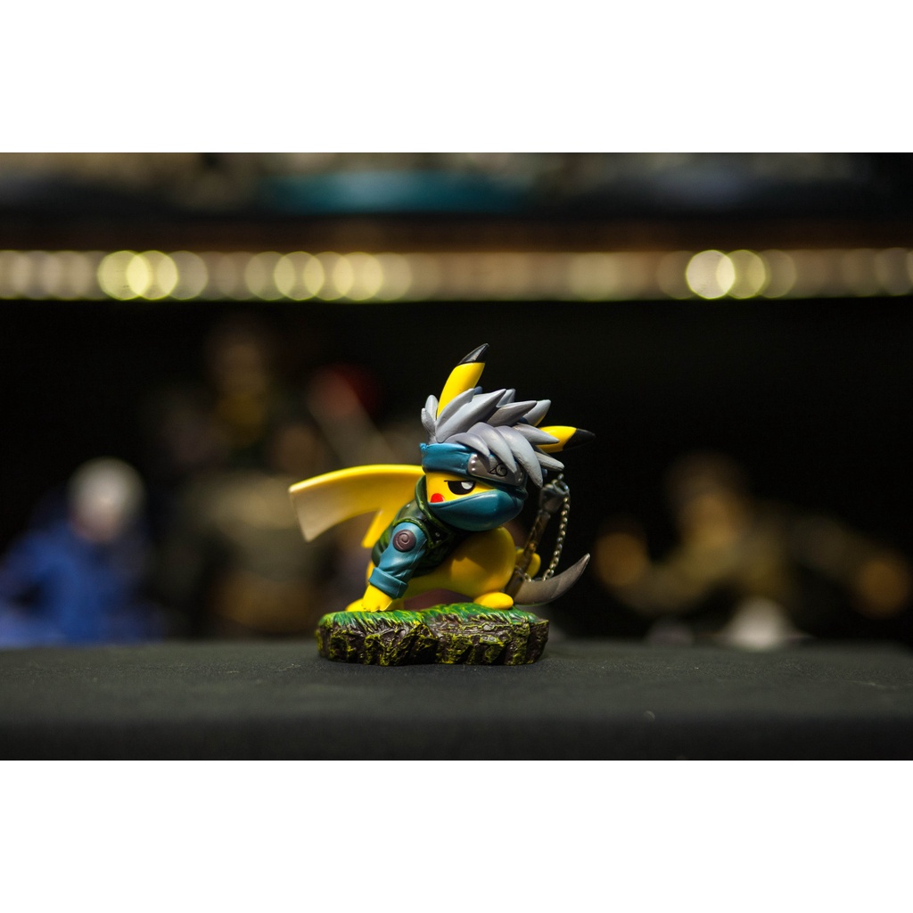 Mô hình Pikachu cosplay Kakashi anime Naruto