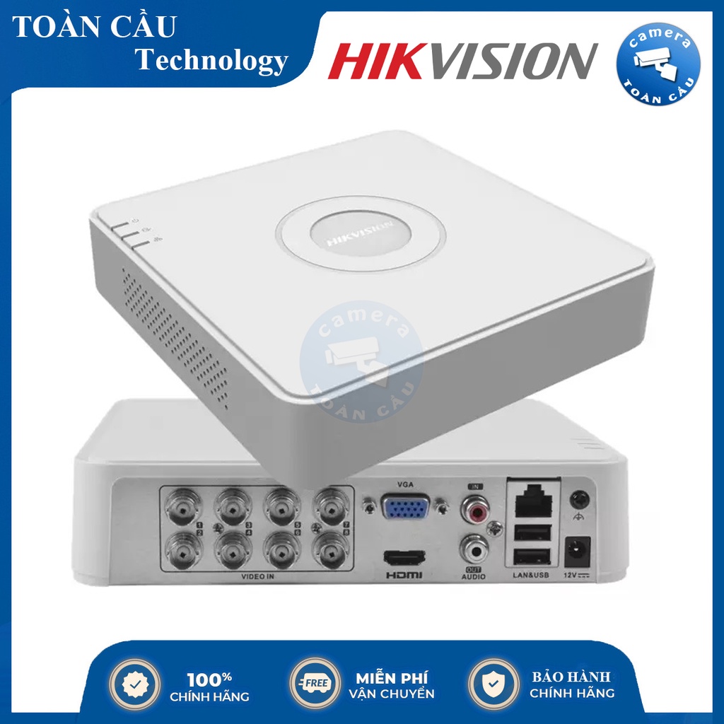 Đầu Ghi 8 Kênh Turbo HD 3.0 Hikvision DS 7108HGHI F1/N