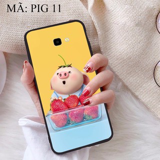 Ốp lưng Samsung J4 Plus viền dẻo TPU BST Pig Cute