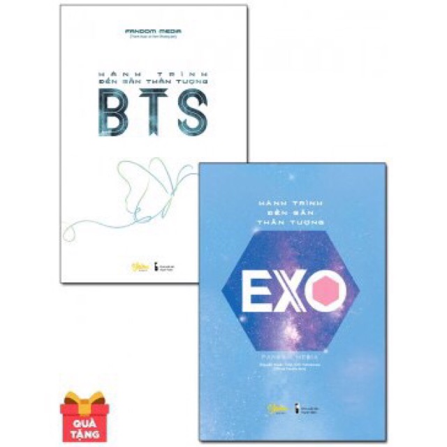 Combo photobook BTS EXO hành trình đến gần thần tượng