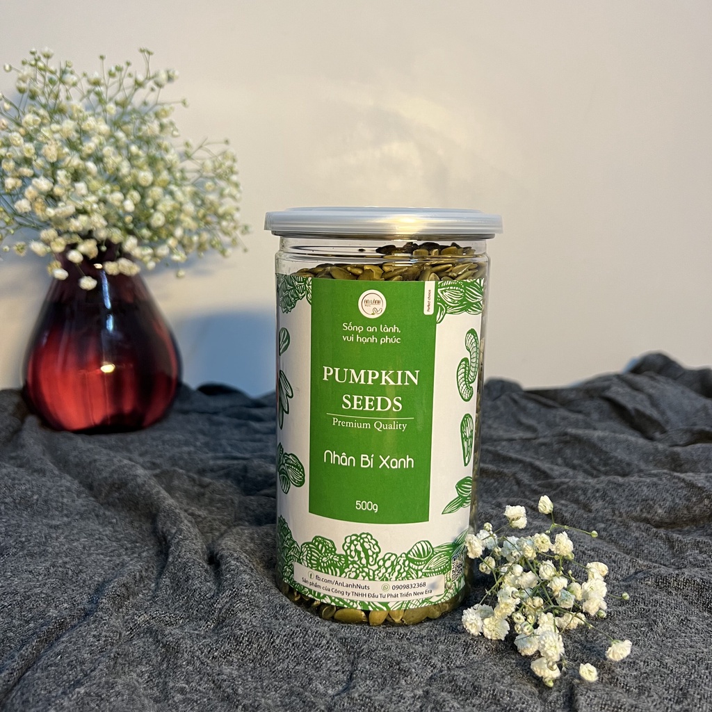 Nhân hạt bí xanh ấn độ Hạt bí rang đã tách vỏ Hạt dinh dưỡng An Lành Nuts