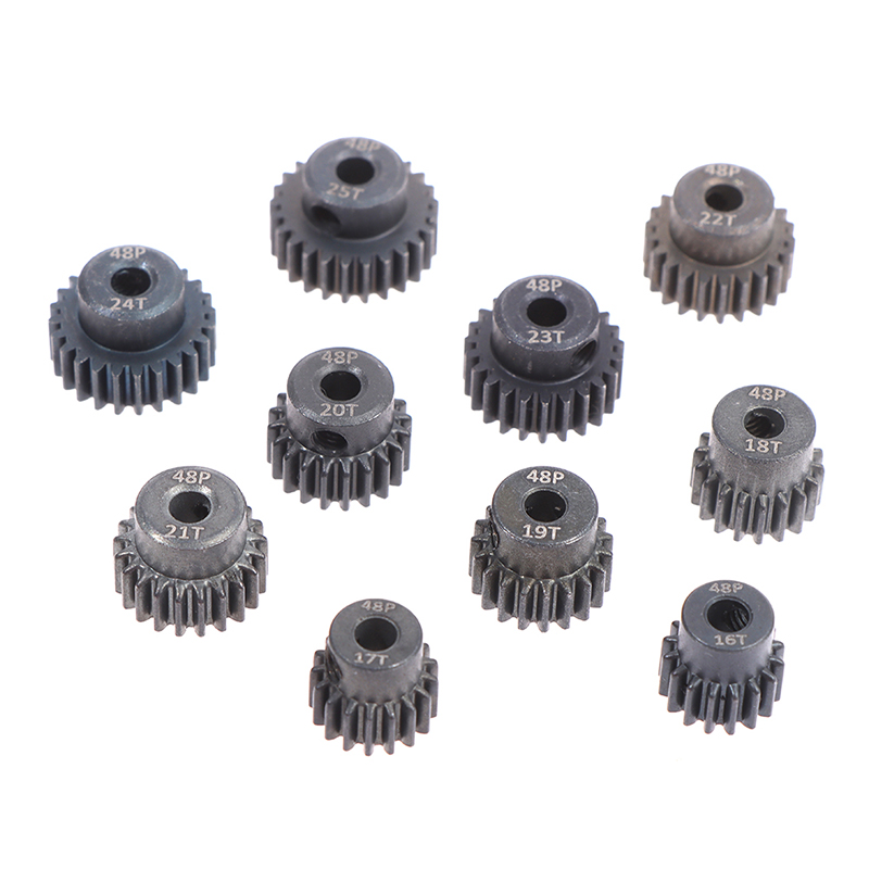 1 Trục Bánh Răng Động Cơ 48p 3.17mm 16t - 25t Cho Xe Điều Khiển Từ Xa