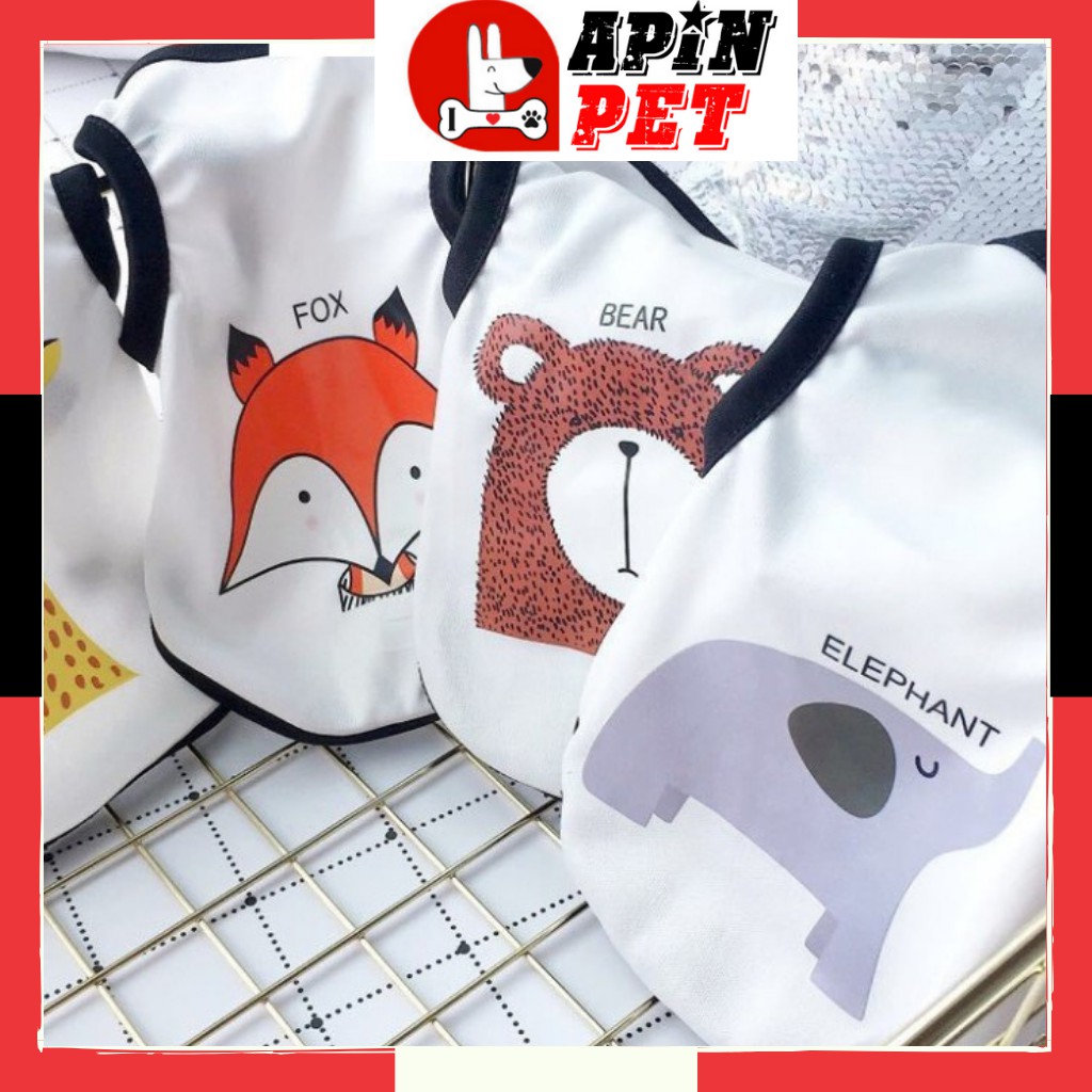 Áo Thun Cho Chó Poodle Pug Chihuahua Phốc Sóc Co Giãn Tốt Size XS-XXL