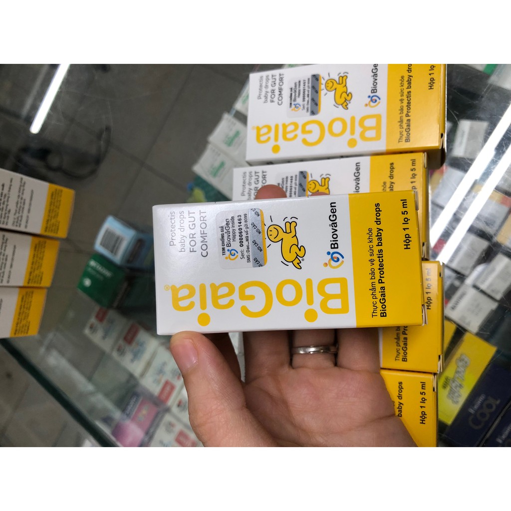 Men Vi Sinh Biogaia Protectis Baby Drops Men Uống 5ml, Hộp 10 Viên