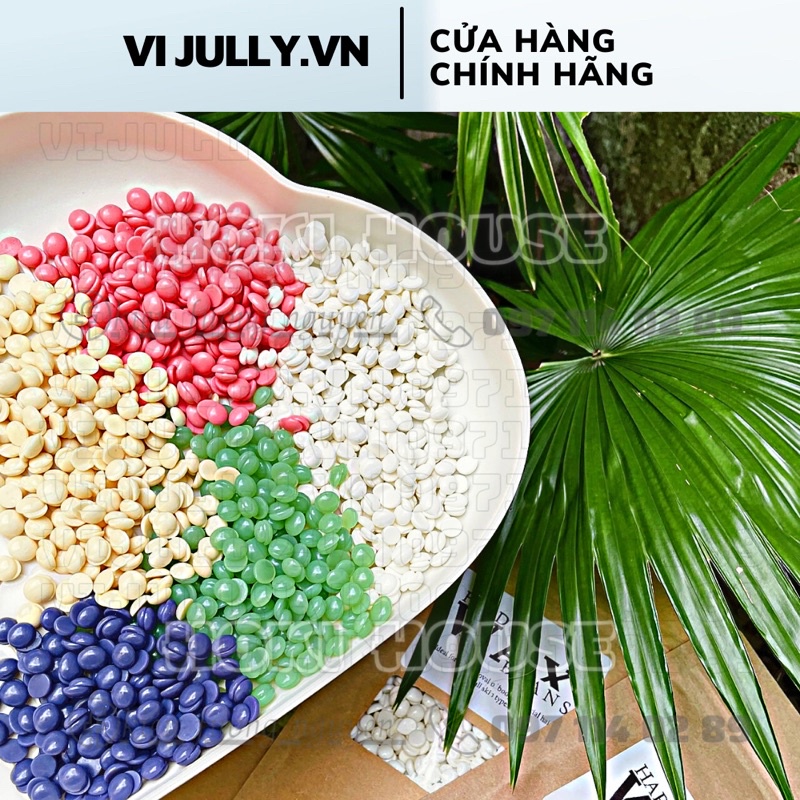 Túi 100G Sáp Wax MIX Hard Wax Beans Đánh Bay Lông Sạch Sẽ, Wax Nóng Hạt Đậu Siêu Bám Lông Nách, Tay Chân, Râu, Bikini