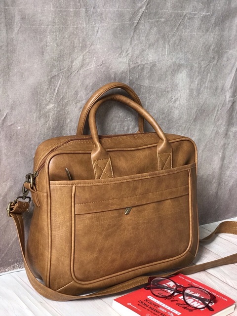 Cặp LapTop Thời Trang Unisex Cao Cấp Chống Nước Phong Cách Hàn Quốc | BigBuy360 - bigbuy360.vn