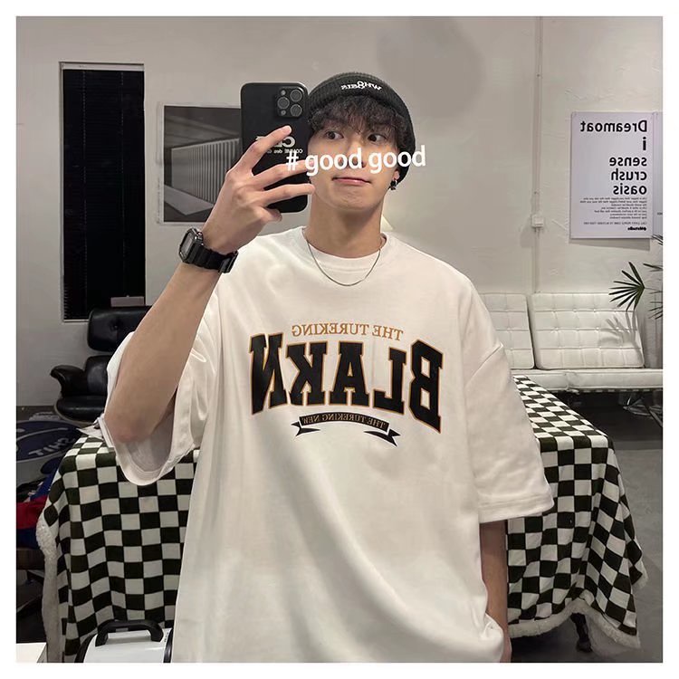 Áo Thun Tay Ngắn Dáng Rộng Thiết Kế Mới Thời Trang Mùa Hè Theo Phong Cách Hàn Quốc Cho Cả Nam Và Nữ