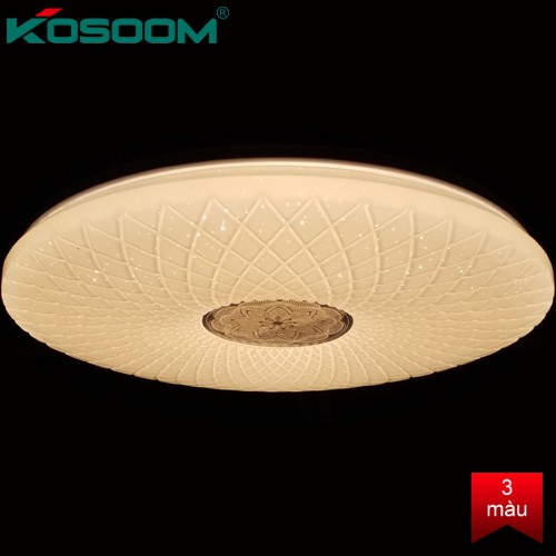 Đèn LED Ốp Trần Đổi Màu Sunny Viền Tròn KOSOOM