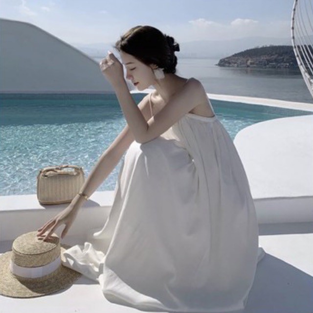 Đầm baby doll ❤️FREESHIP❤️ Váy nữ đi biển hàng Quảng Châu