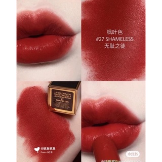 (Mã NSF020280 giảm 80K) Son Tom Ford 27 Shameless - Đỏ Gạch Nâu