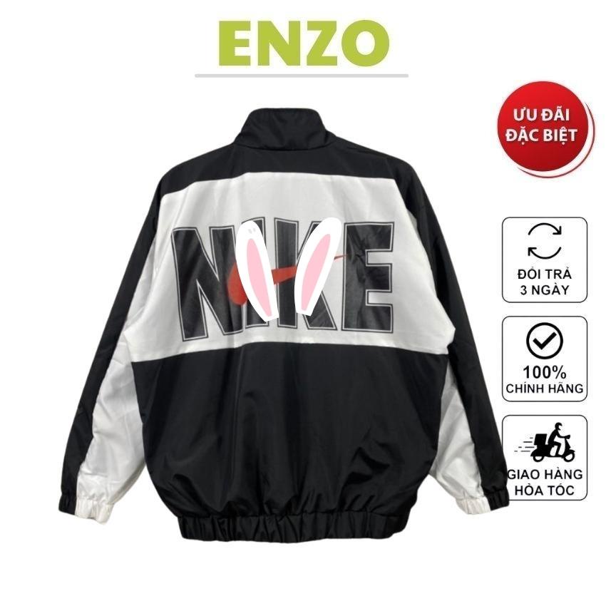 Áo khoác dù nam nữ cổ đứng phối màu form rộng hàn quốc _ ENZO
