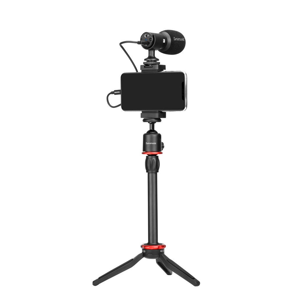 Bộ Thiết Bị Thu Âm Saramonic MTV - Hỗ Trợ Quay Video Ổn Định Trên Điện Thoại - Bảo Hành Chính Hãng 24 Tháng