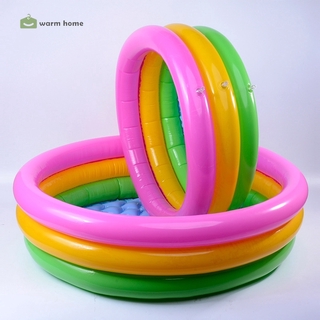 Bể bơi tròn màu cầu vồng kích thước 60/90cm tùy chọn cho bé 0-3 tuổi