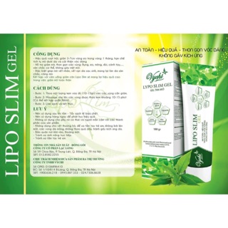 Gel tan mỡ Liposlim gel