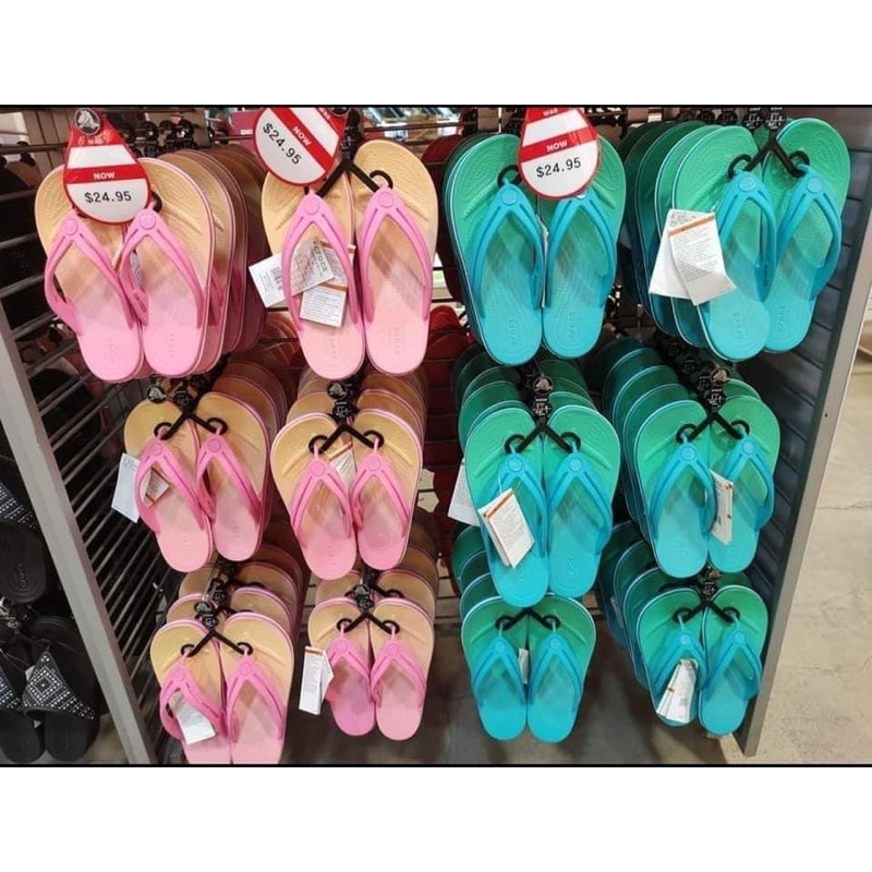 Dép xỏ ngón Crocs Nhật auth