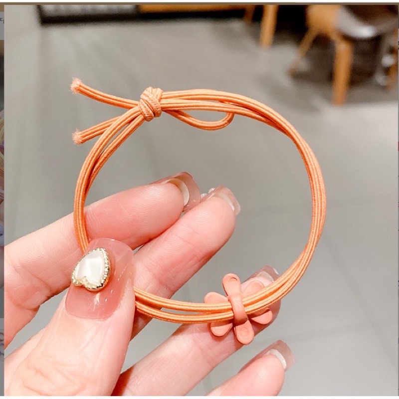 Dây cột tóc hình hoa cúc nhỏ dễ thương H.N.M STORE