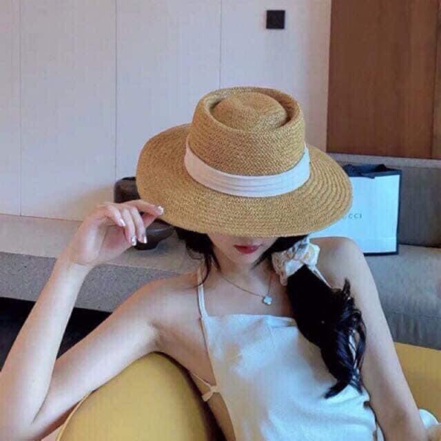 Mũ Cói Panama vành ngang cao cấp Hot 2023_SẴN HÀNG NÓN đi biển
