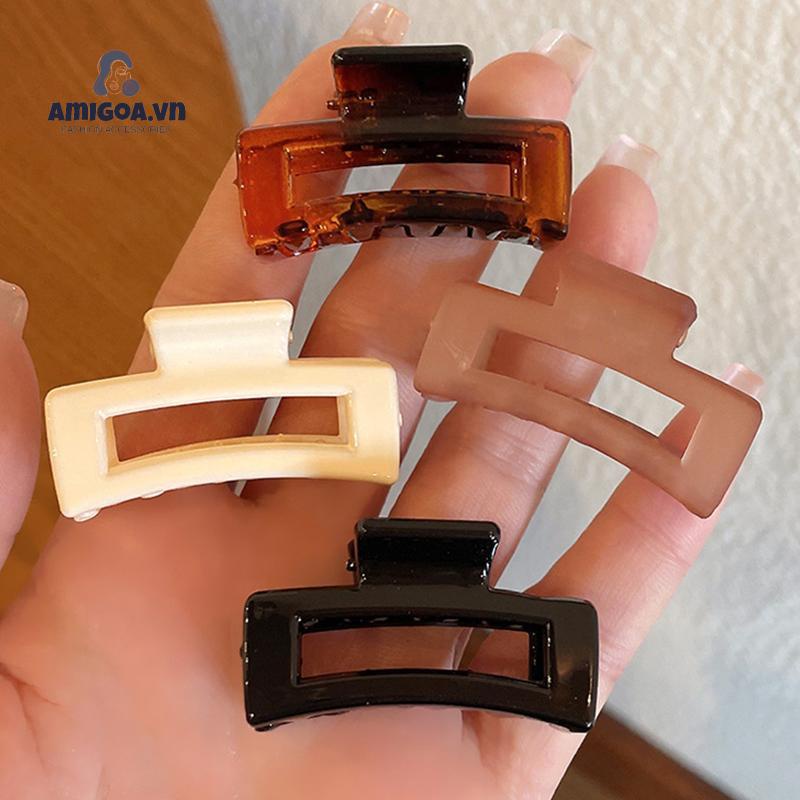✨✨Kẹp Tóc Mini Màu Thạch Thiết Kế Đơn Giản Dễ Thương Cho Bé Gái