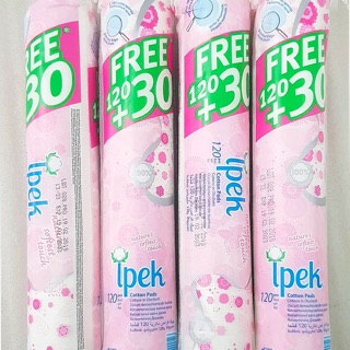 BÔNG TẨY TRANG IPEK 150 MIẾNG