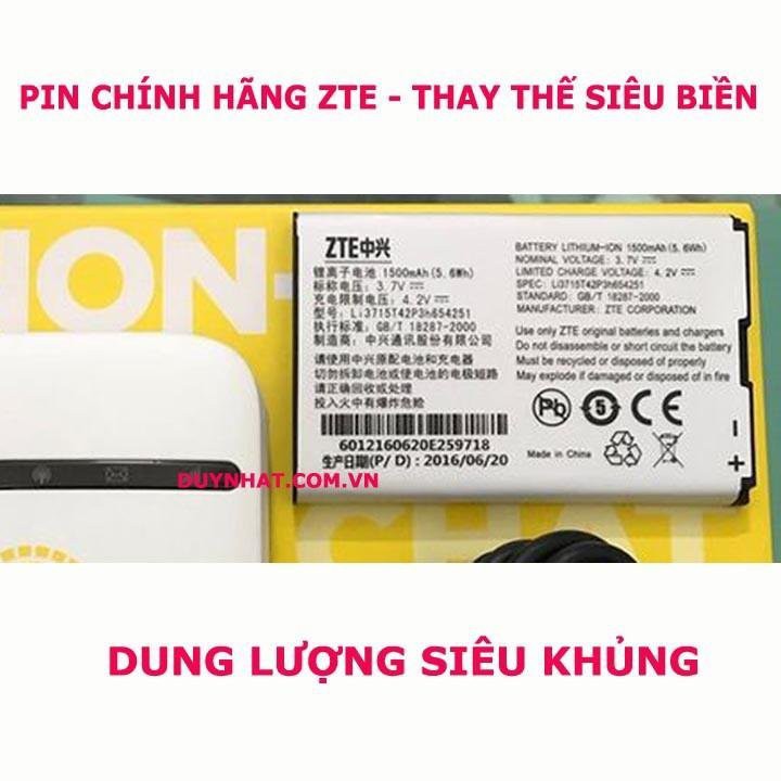 Pin Zte pin thay thế 1500 mAh chuyên dùng cho bộ phát wifi cực mạnh-siêu chất lượng