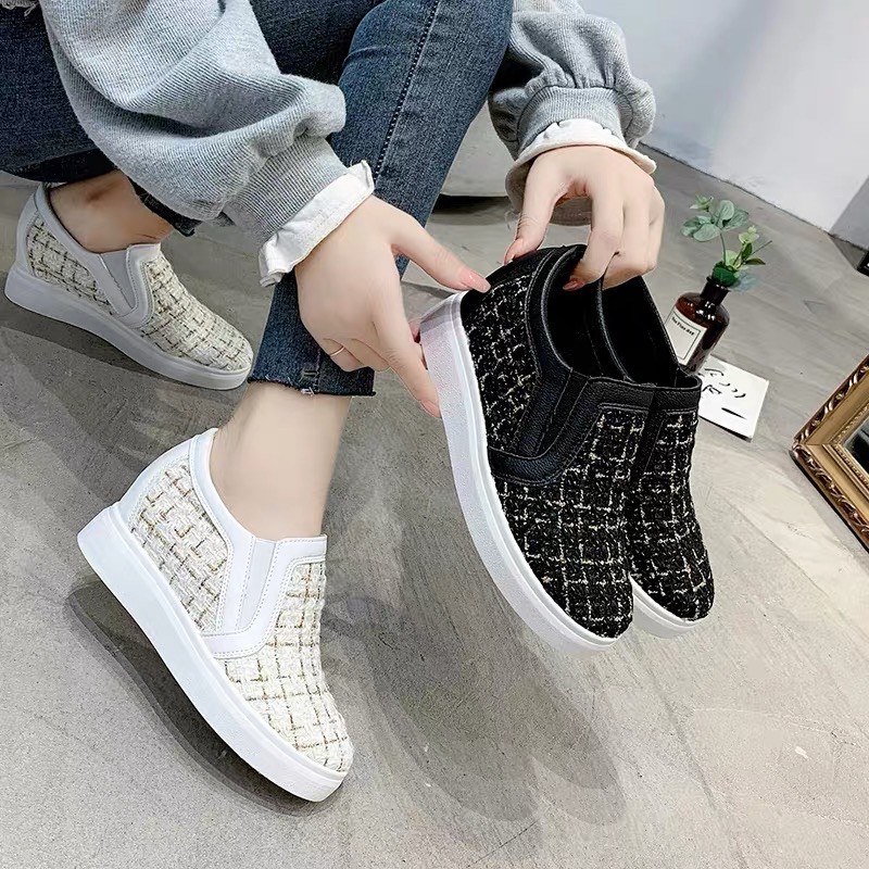 Giày thể thao đế độn nữ 6cm