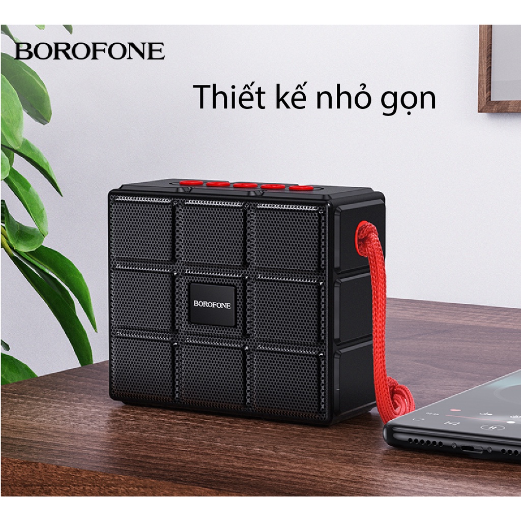 Phụ kiện loa bluetooth không dây Borofone BR16 kết nối công nghệ V5.1 thiết kế nhỏ gọn