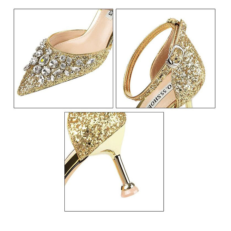 Giày sandal cao gót IELGY 7cm mũi nhọn phong cách thanh lịch cho nữ