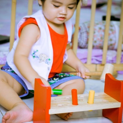 Đồ chơi gỗ Búa đập cọc | Winwintoys 60192 | Rèn tính nhanh nhẹn, khéo léo | Đạt tiêu chuẩn CE và CR
