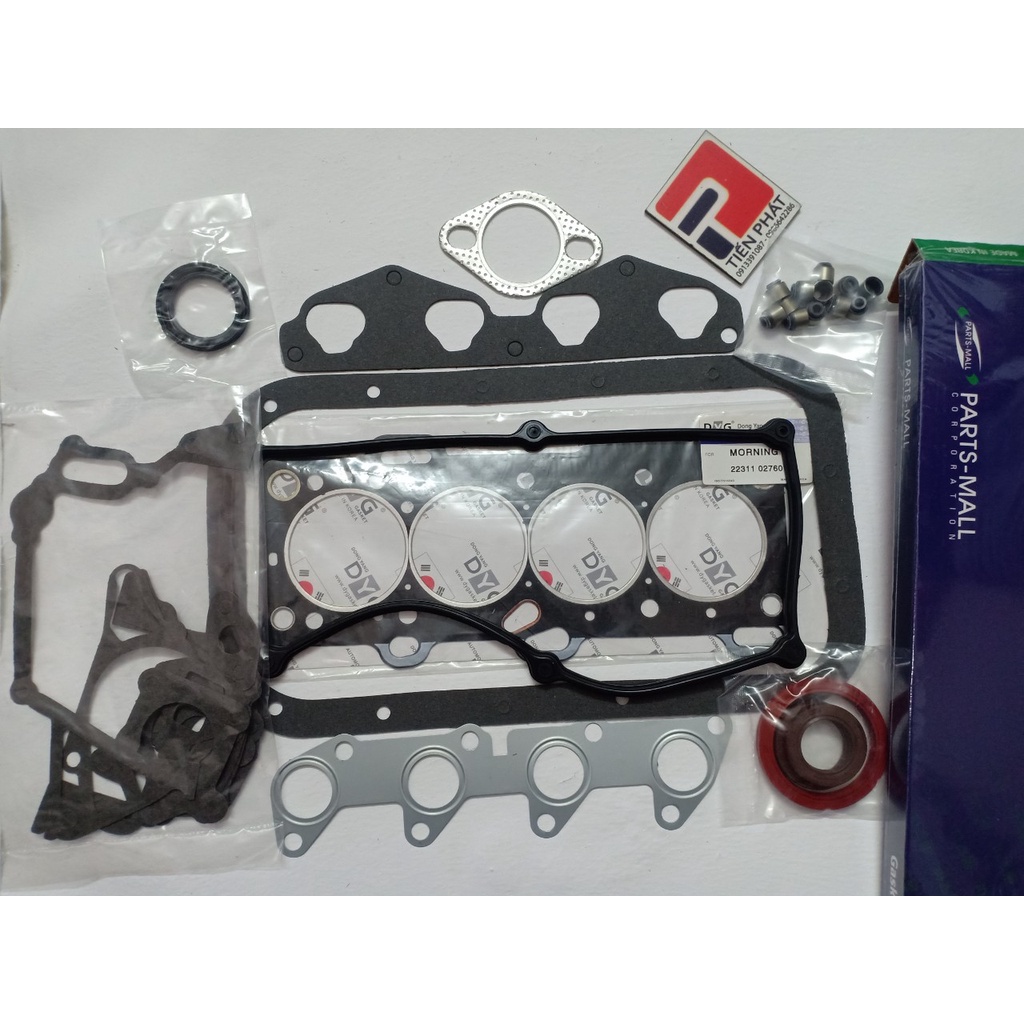 Gioăng bộ đại tu 1.1L Kia Morning, Hyundai Getz | 2091002H00
