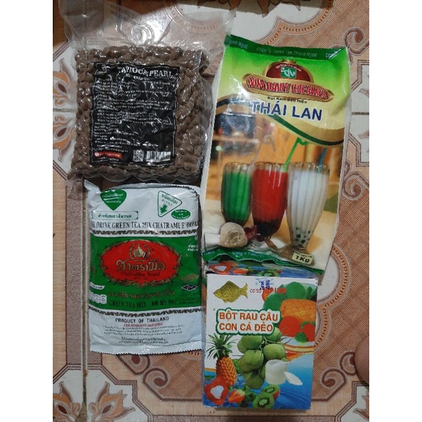 Nguyên liệu làm trà sữa
