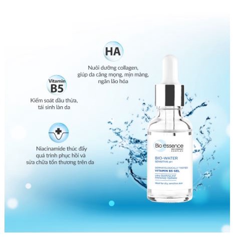 Tinh chất dưỡng ẩm Bio-water Bio gel Vitamin B5 Bio Essence 30ml