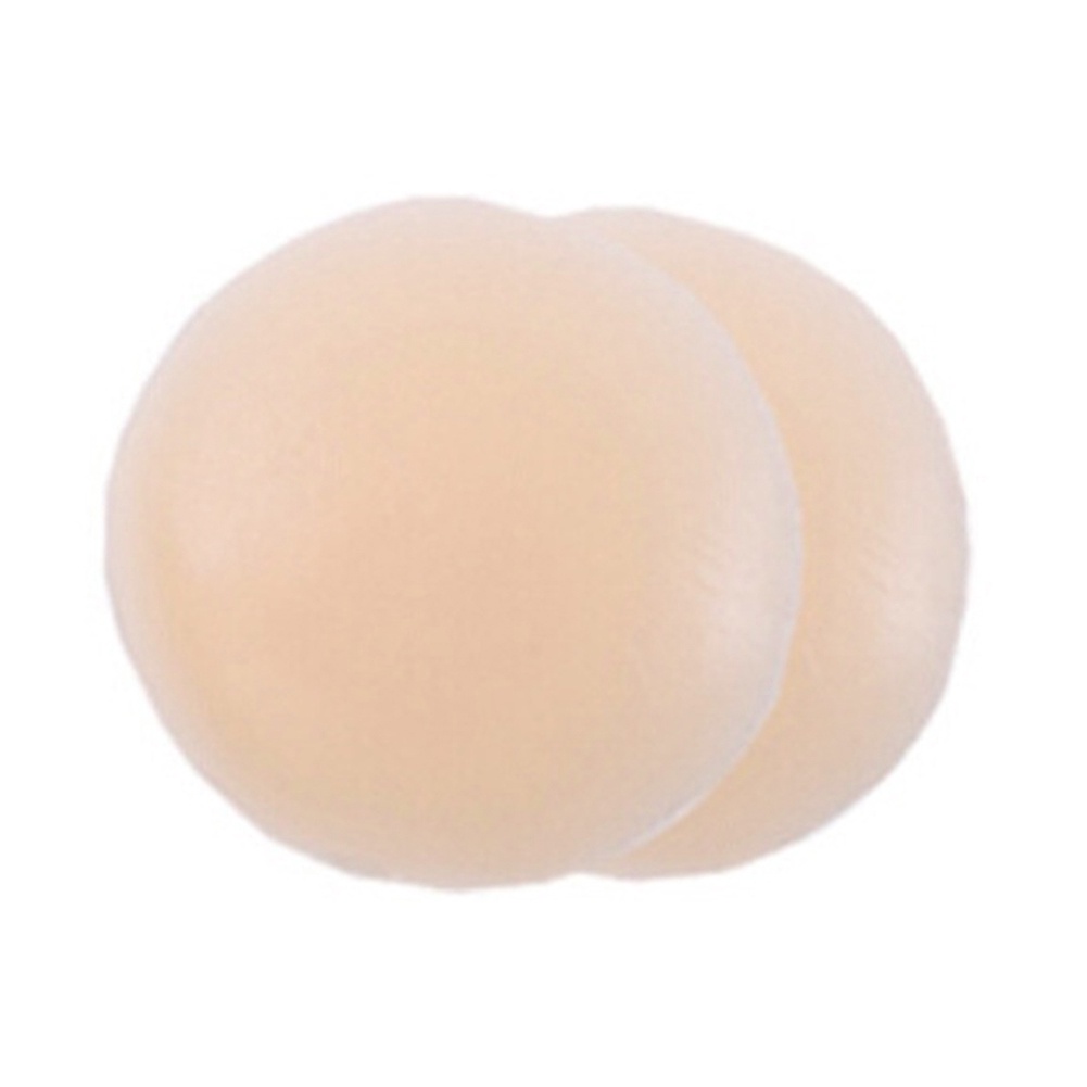 Set 2 Miếng Đệm Ngực Silicone Vô Hình Tái Sử Dụng Được Hình Tròn / Hoa / Trái Tim Cho Nữ