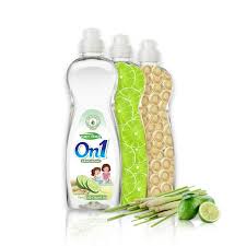 Nước rửa chén cao cấp On1 400g 1 chai - COMBO 5 CHAI