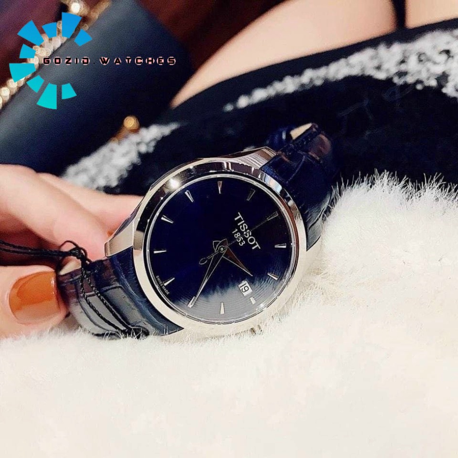Đồng hồ nữ dây da TISSOT full box dây da bóng, mặt chống xước sang trọng