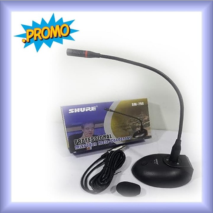 Micro Để Bàn Có Đèn Và Chuông Shure Sm-790 Pro