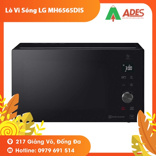 Lò vi sóng điện tử có nướng 25L inverter LG MH6565DIS - Bảo hành Chính hãng