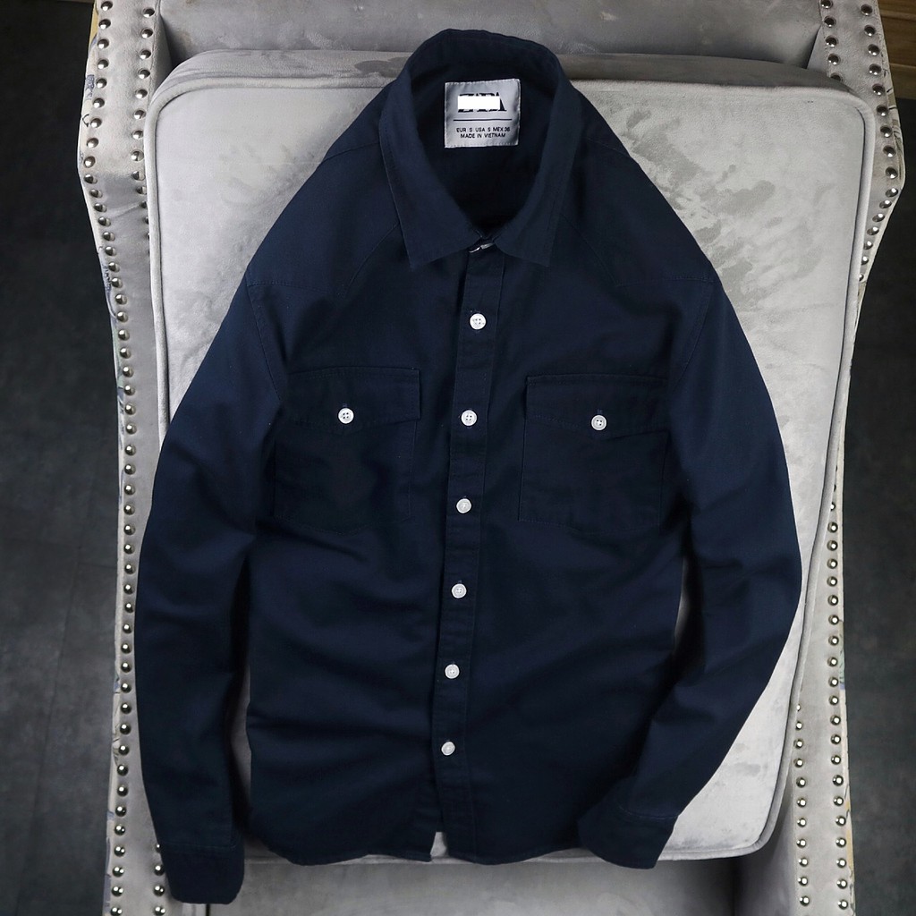 Sơmi Kaki Z.r SS20. Thiết Kế Hai Túi Ngực Khỏe Khoắn,Trẻ Trung!!!