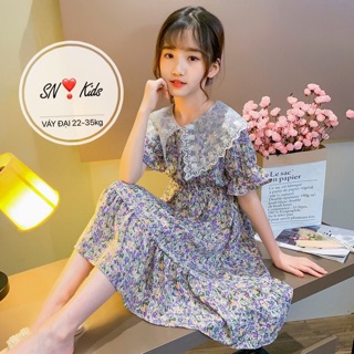 Váy hoa cổ ren đại cồ (20-35kg)