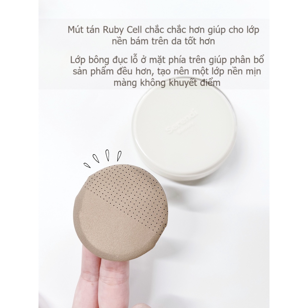 Cushion Pha lê Siêu mỏng nhẹ, tạo lớp nền căng bóng như da ánh trăng  - Hương Chất Cosmetic