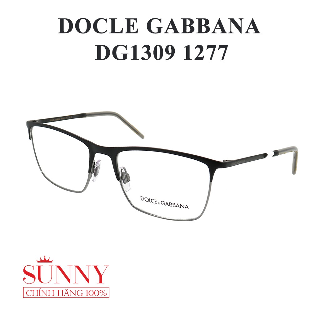 Gọng kính nam nữ chính hãng Dolce &amp; Gabbana DG1309 màu sắc thời trang, thiết kế dễ đeo bảo vệ mắt